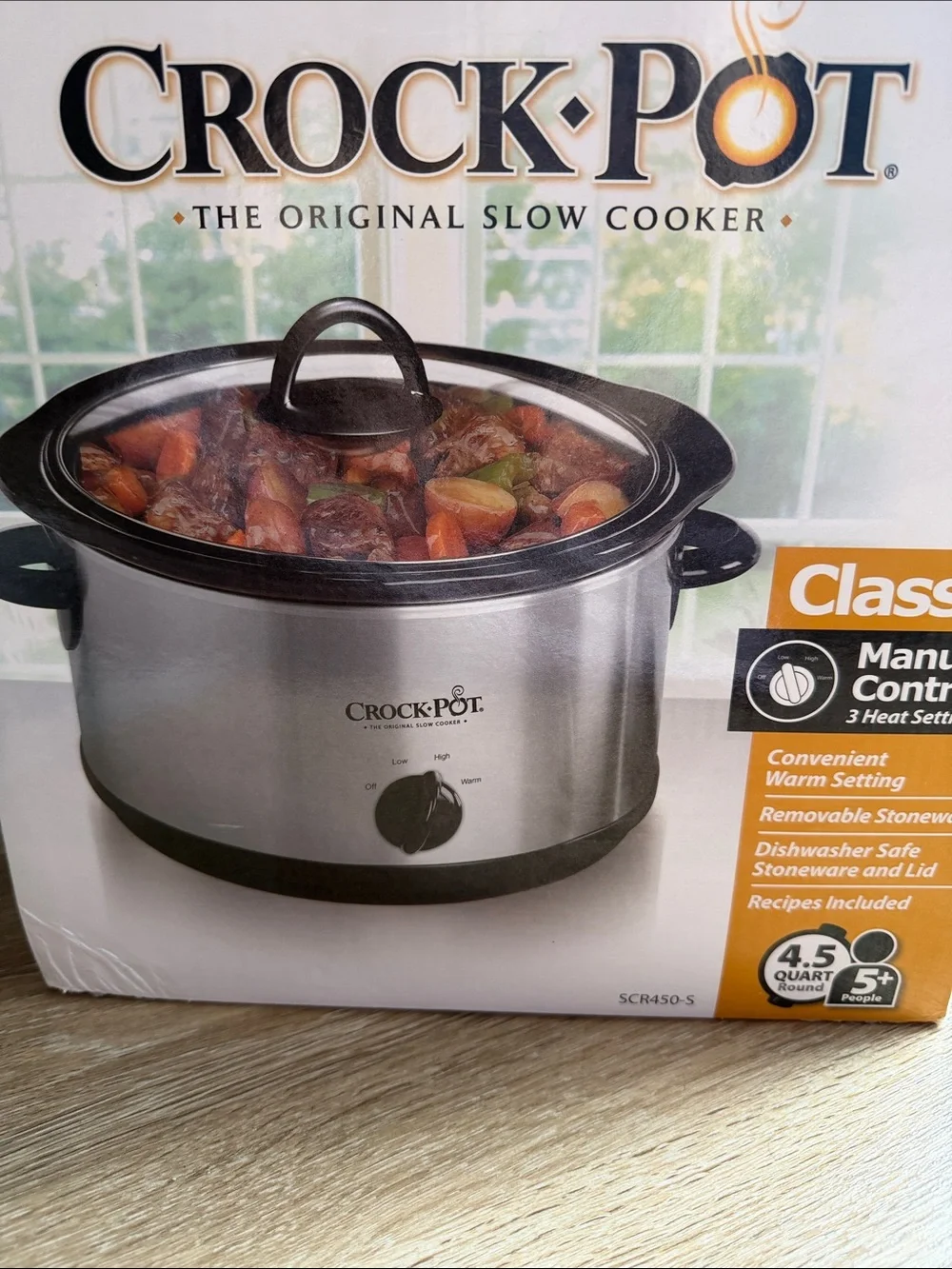 Crock-Pot Classic Manual Slow Cooker - Silver